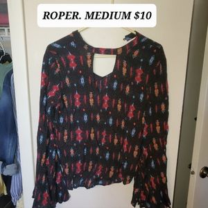 Long sleeve blouse